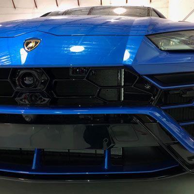 2017 Blue Lamborghini