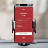 Escort drive smarter app Mayday alert notification screen