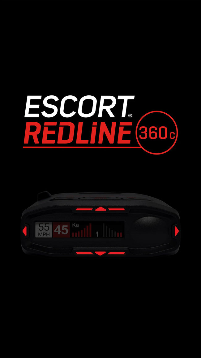 Détecteur de radar Redline360C d'Escort avec MRCD