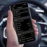 Escort Drive smarter app device settings page