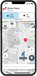 drivesmarter app screen live alert map