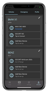 Escort Drive smarter smartphone app multi-device management
