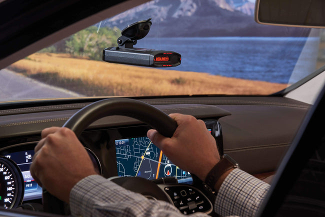 escort redline 360c mounted on windshield