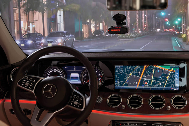 escort redline 360c portable radar detector night drive windshield mount