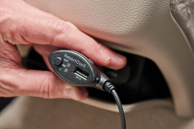 smartcord 9v usb connecting to car port